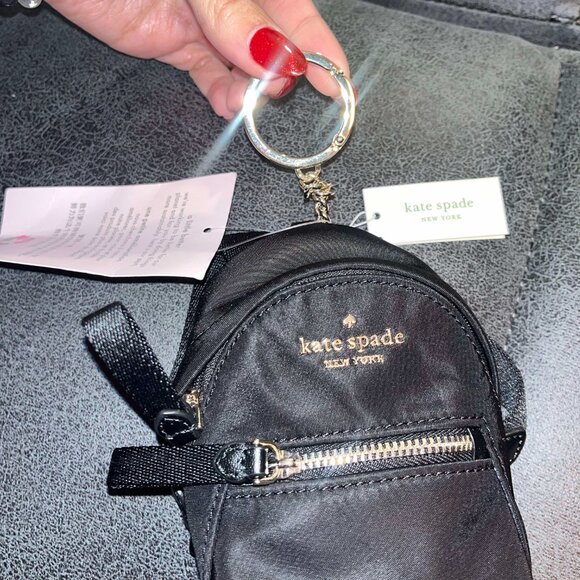 Authentic Kate Spade Micro Backpack Keychain Wallet *Brand NEW with tags!* - Picture 1 of 6